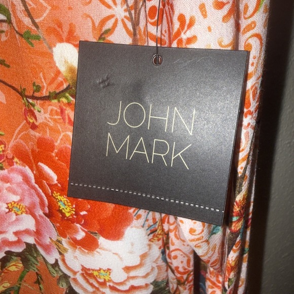 John Mark Top Del Mar Women's Size 3X Floral 3/4 Sleeves Embroidered Tunic NWT - Picture 6 of 11